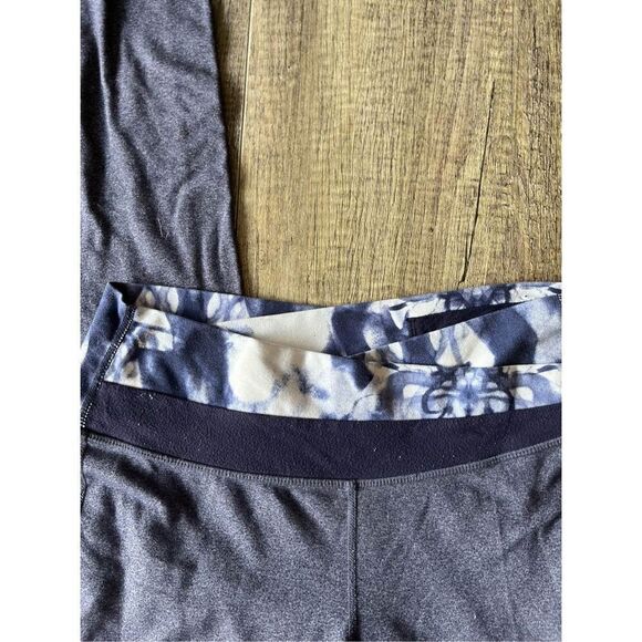 Lululemon Astro Ink Blot Wide Leg Flare Legging Yoga Pants size 6 - Picture 4 of 6